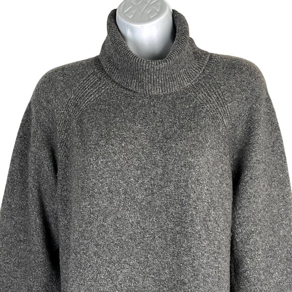Tahari Womens Gray Turtleneck Tunic Sweater Size M Polyester Spandex Blend NWOT - Picture 6 of 14